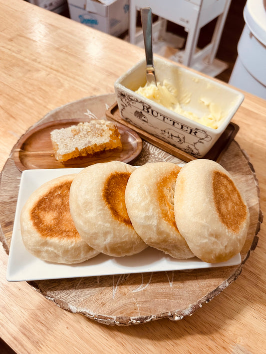 Sourdough English Muffins
