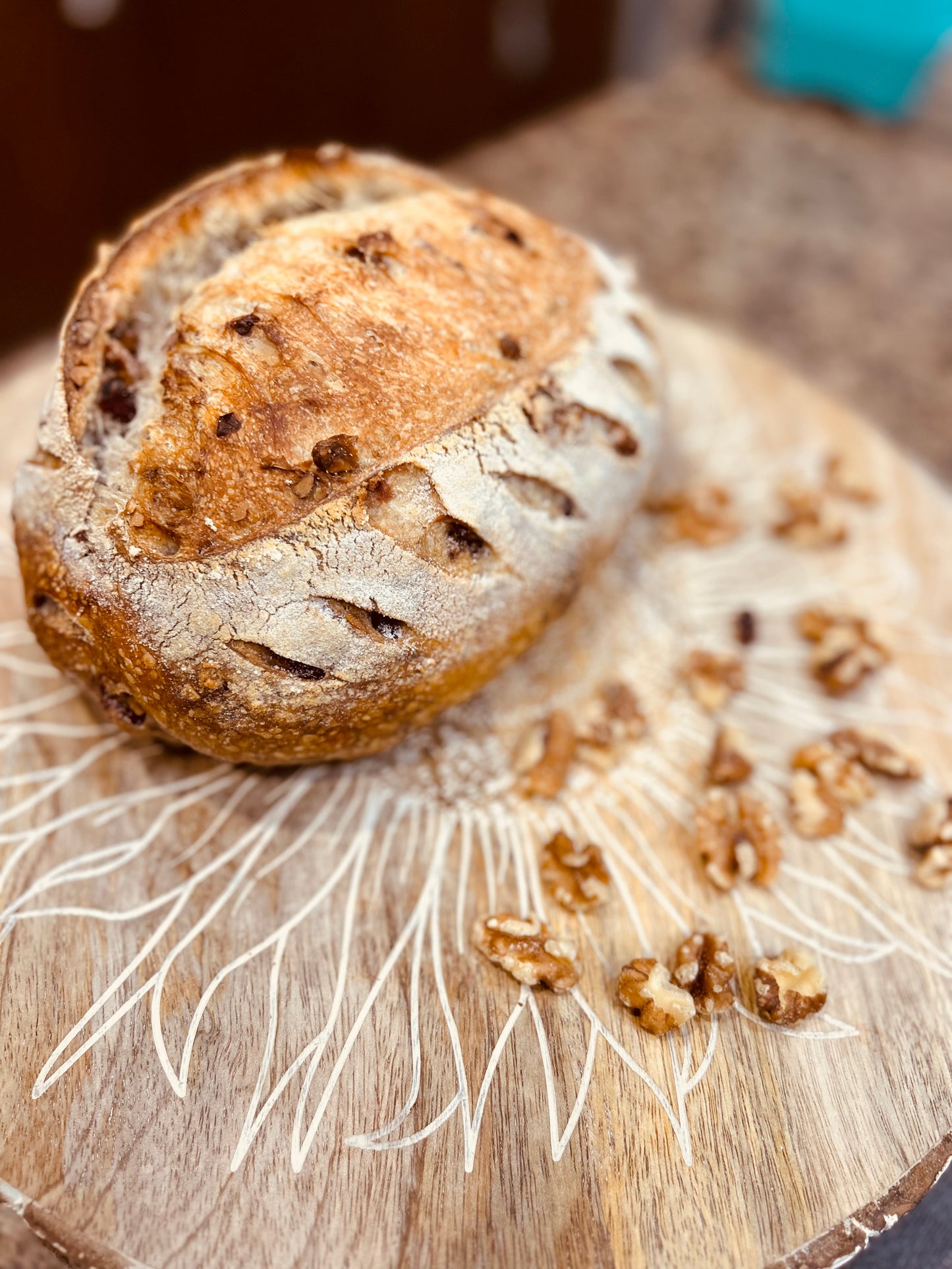 Cranberry Walnut Artisan Sourdough Bread