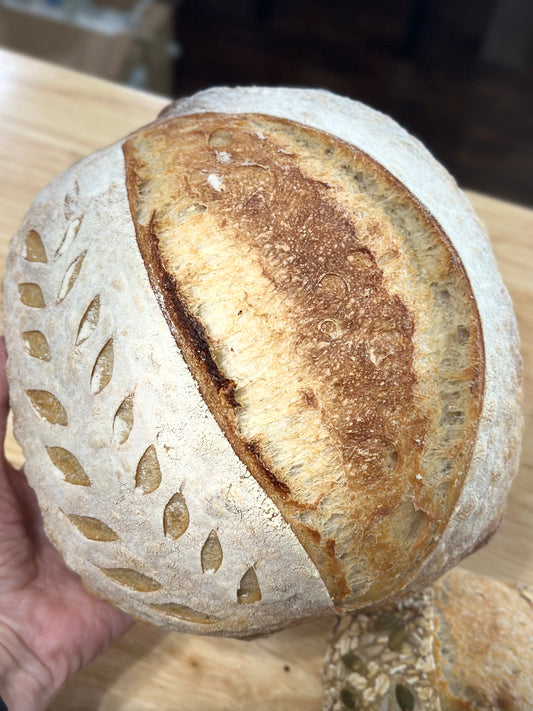 Fresh Baked Artisan Sourdough Bread