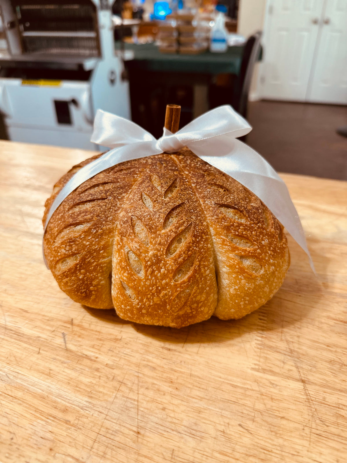 Artisan Sourdough Pumpkin Shape Country Loaf ORGANIC