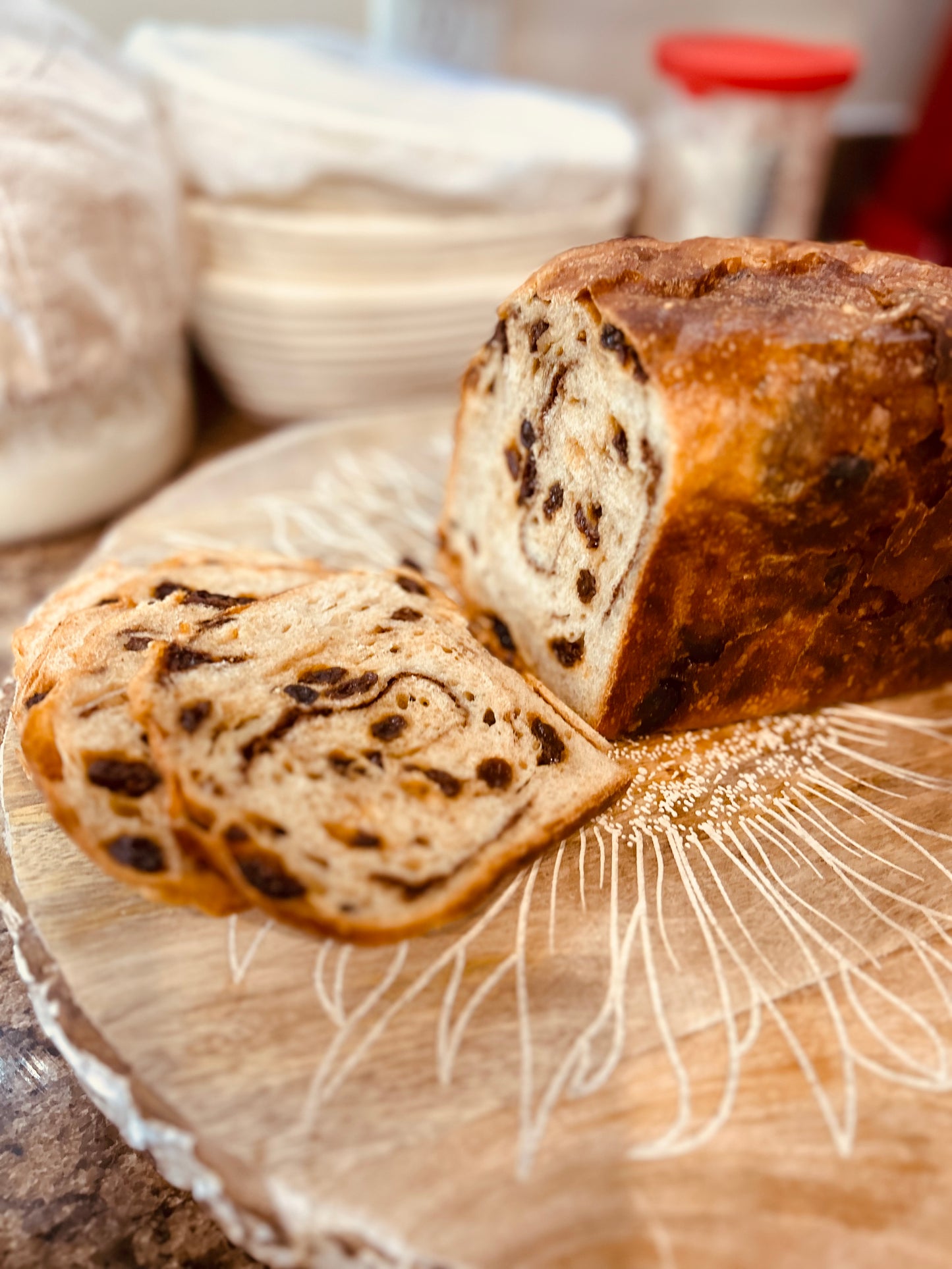 Cinnamon Raisin Artisan Sourdough Bread