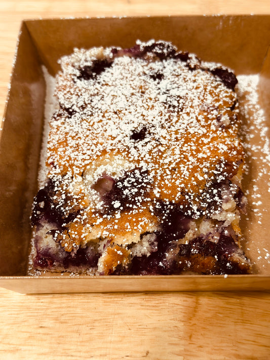 Sourdough Blueberry Cobbler Bars ORGANIC