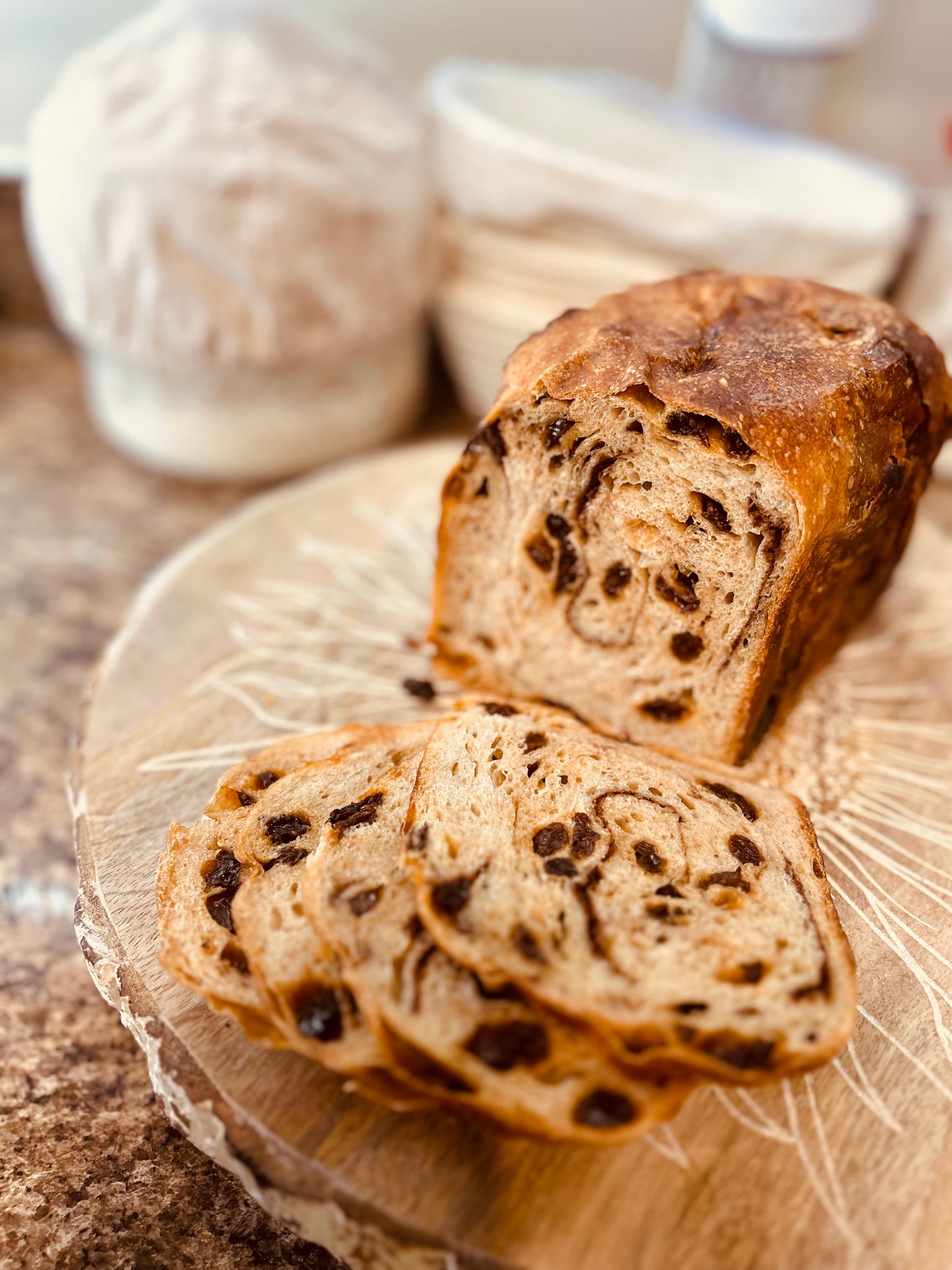 Cinnamon Raisin Artisan Sourdough Bread