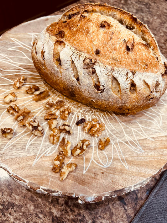 Cranberry Walnut Artisan Sourdough Bread