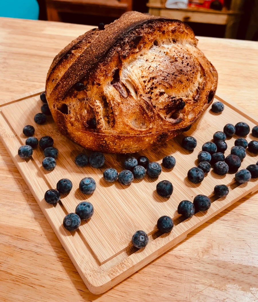 Blueberry Lemon Zest Sourdough Bread